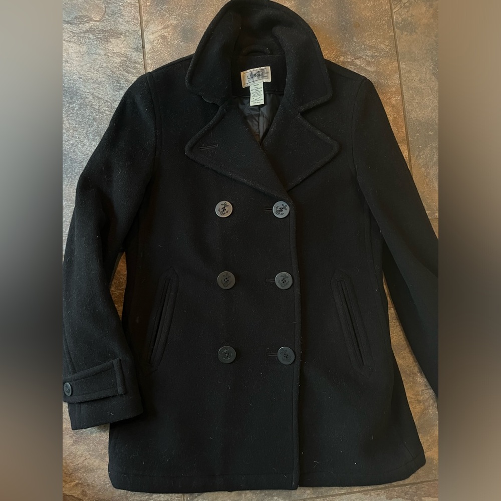 LL bean pea coat